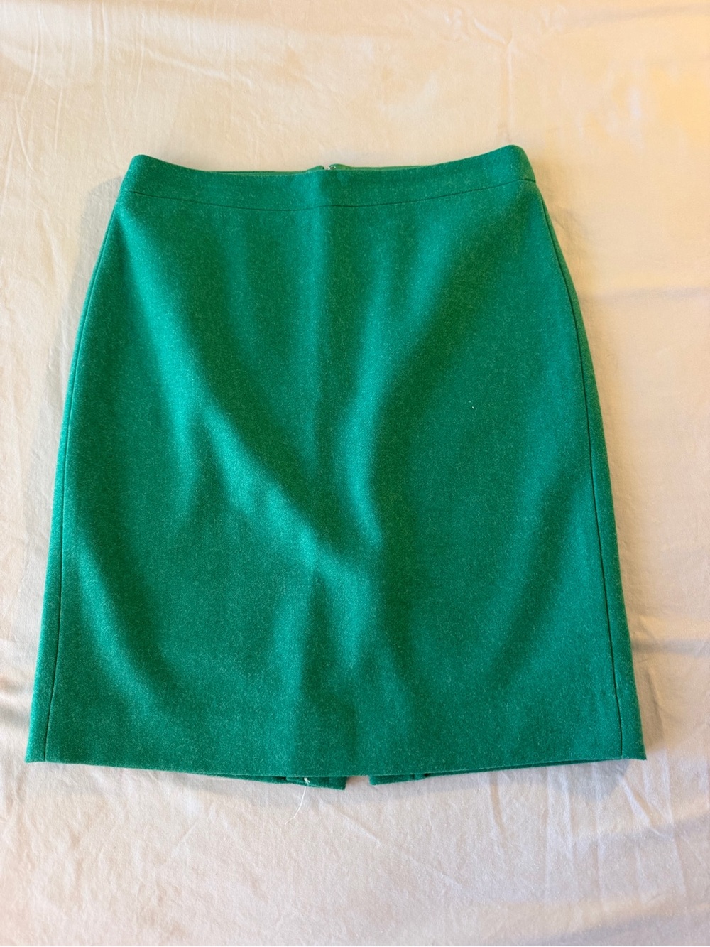 J. Crew Emerald Green Wool Pencil Skirt